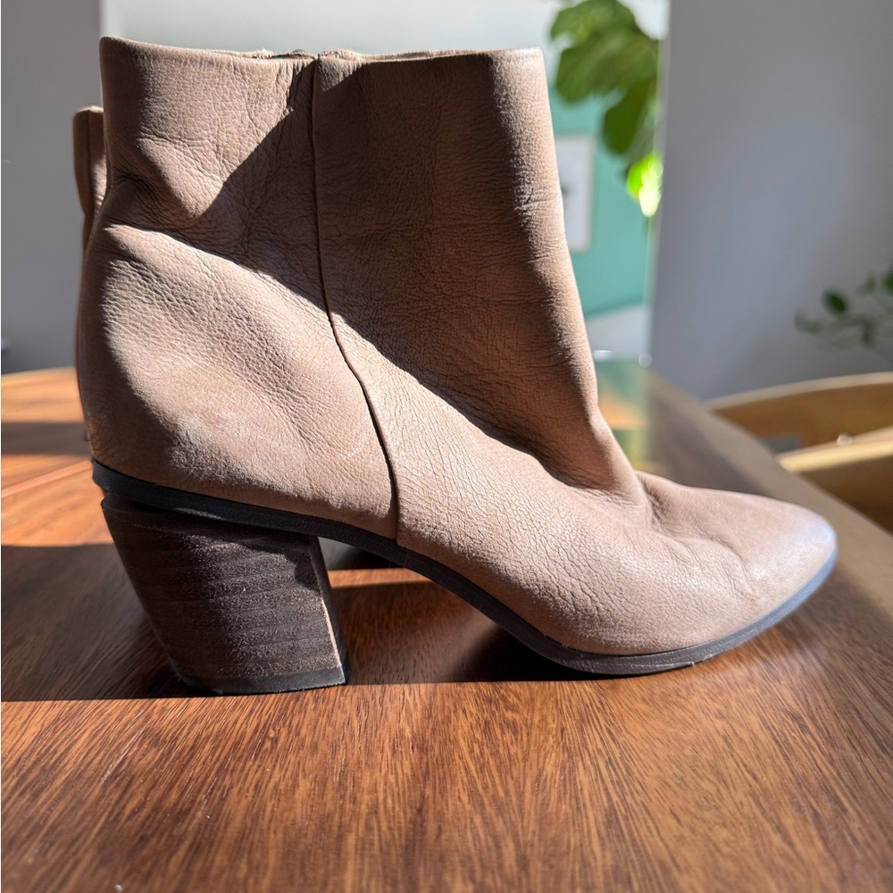 Vince Camuto Tan Ankle Booties